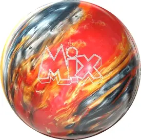 Storm Mix Red Urethane Bowling Ball Gold/Silver/Pearl