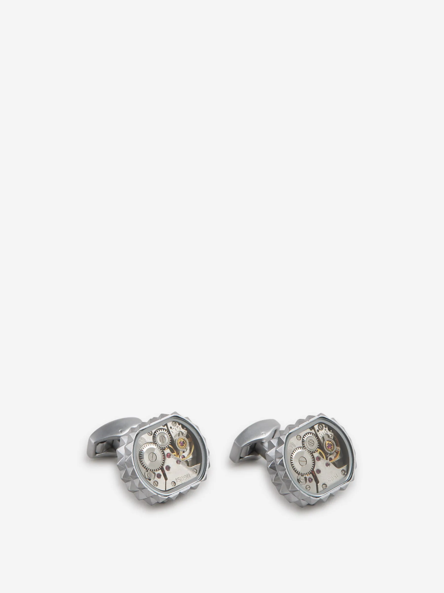 Tateossian Diamond Giza Skeleton Cufflinks 