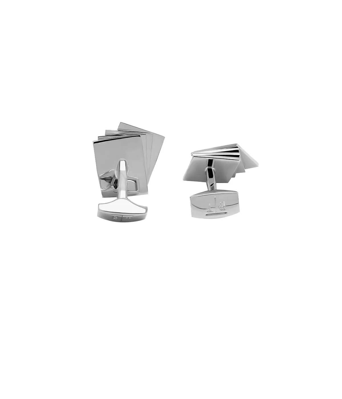 TATEOSSIAN Playing Card Cufflinks in Stainless Steel