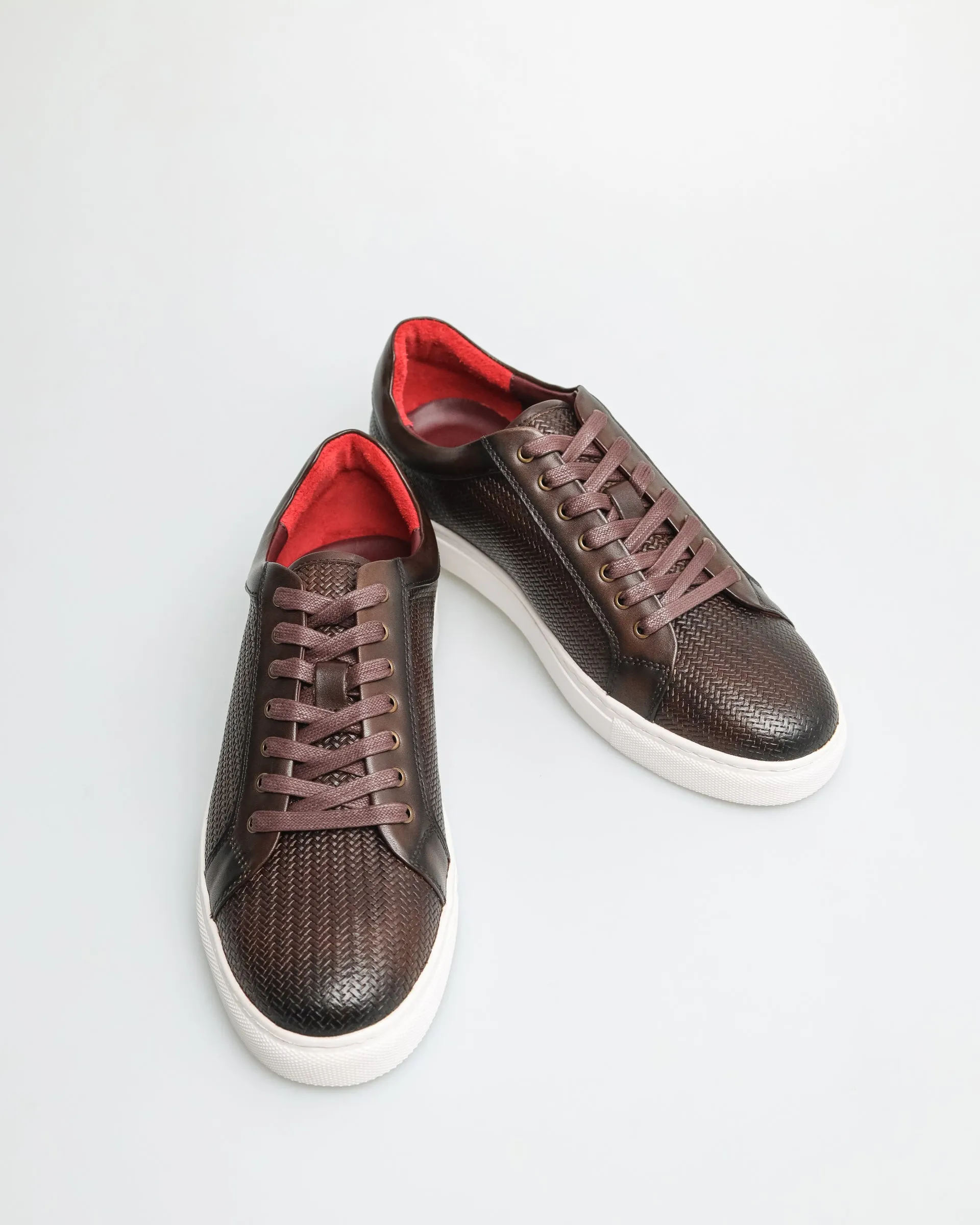 Tomaz C550 Men's Court Sneakers (Coffee)