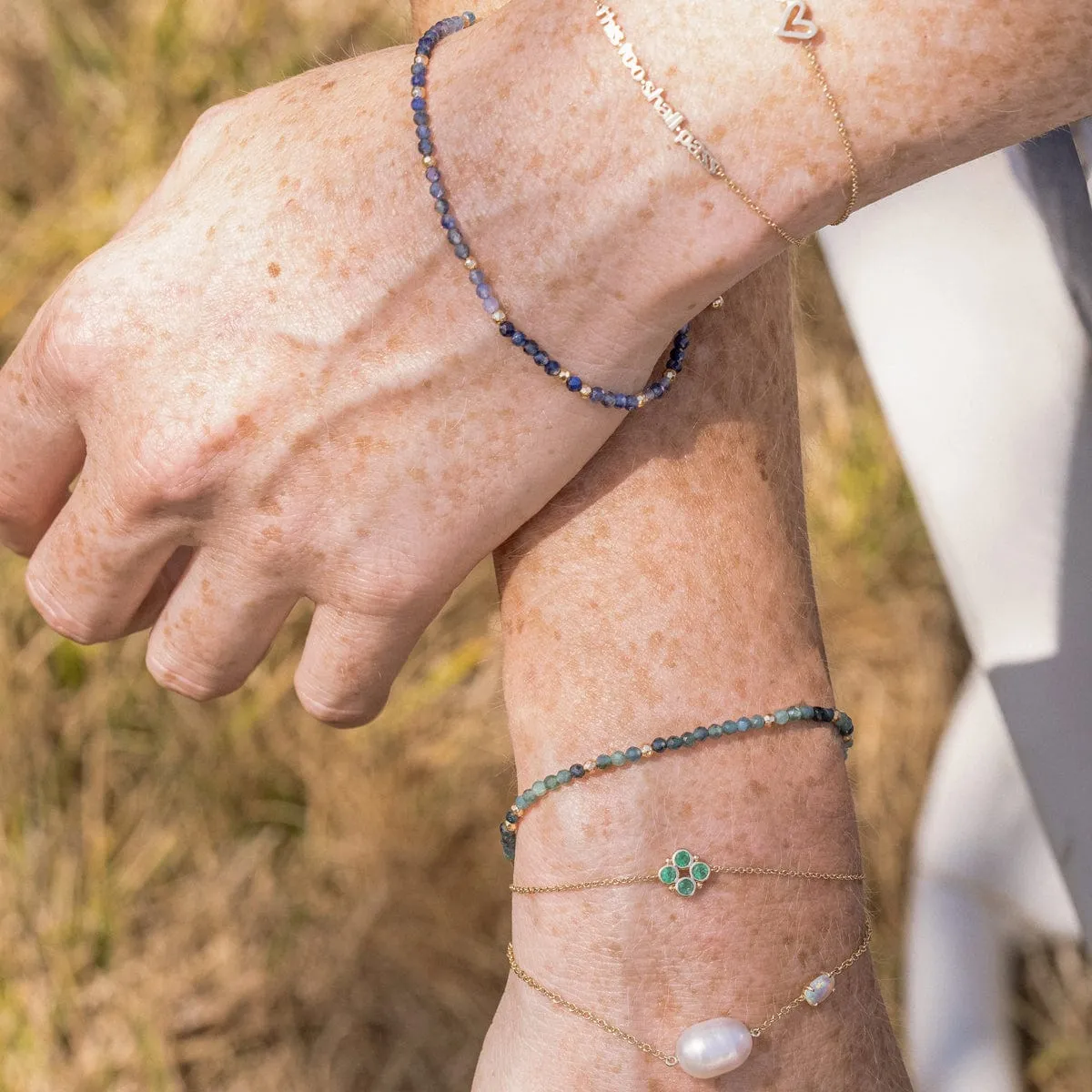 Tourmaline Beaded Bracelet