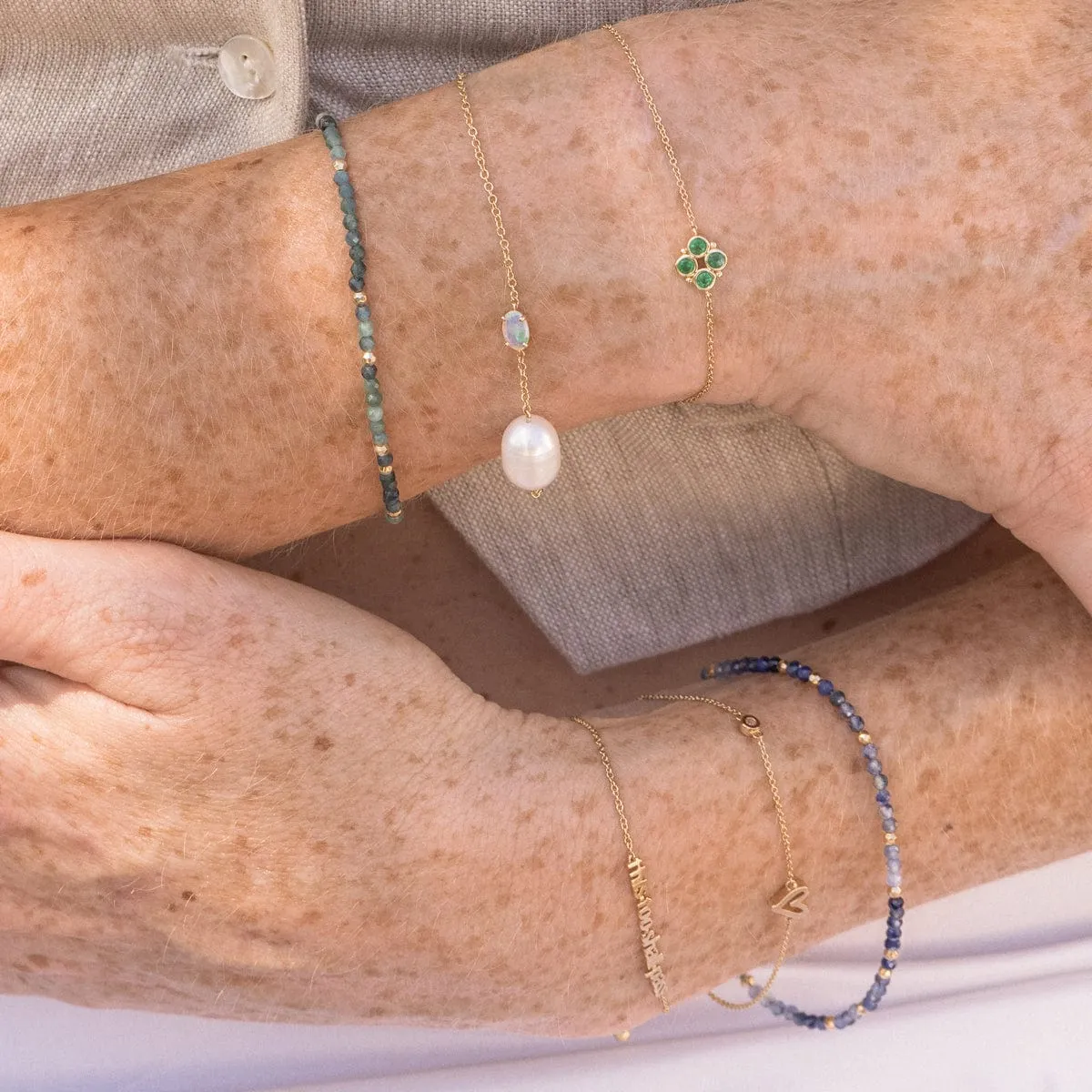 Tourmaline Beaded Bracelet