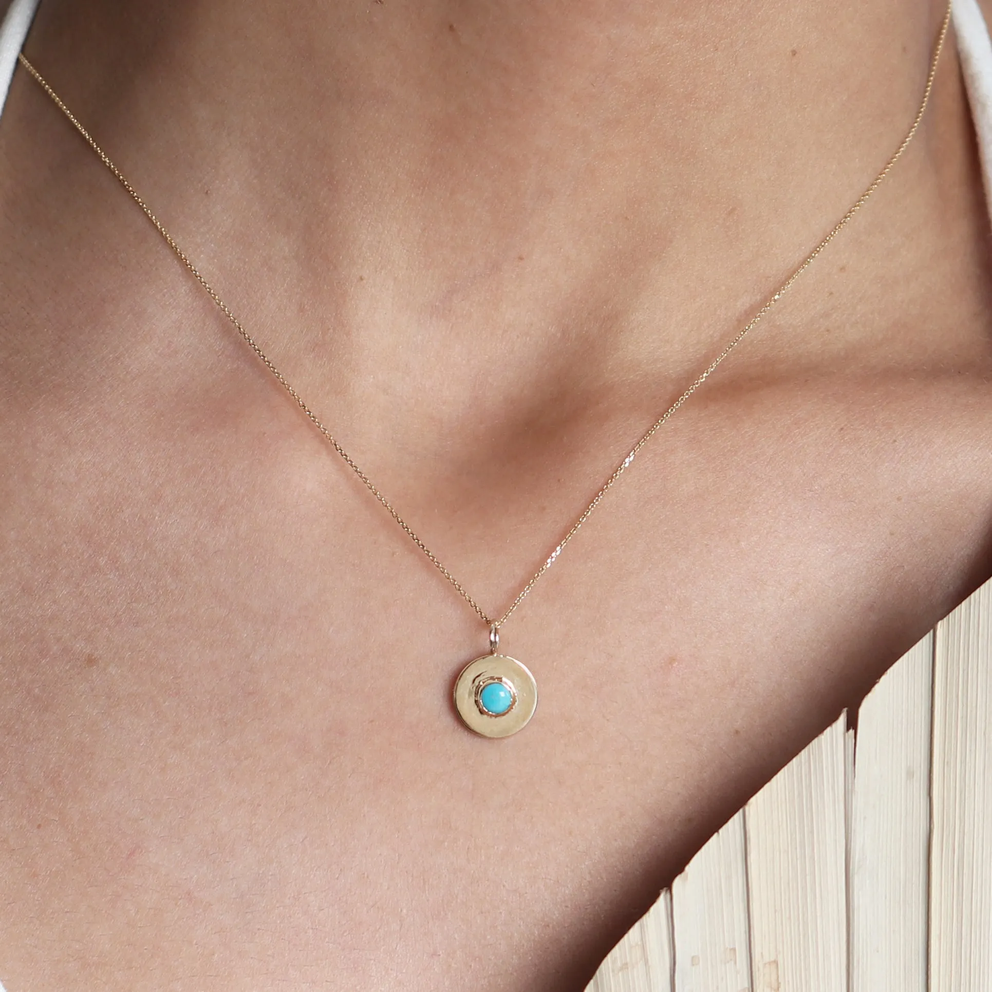 Turquoise Charm Necklace