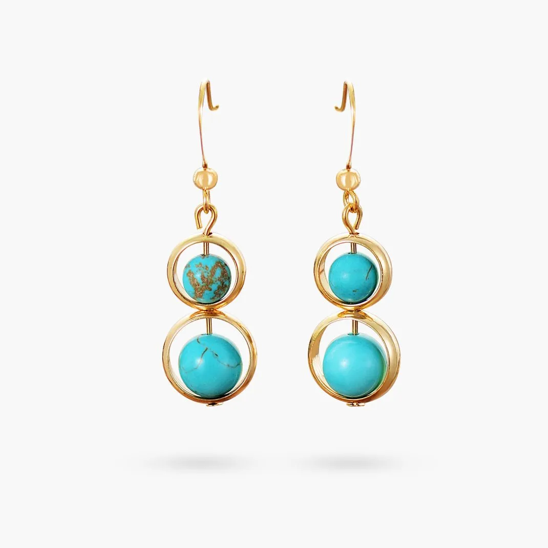 Turquoise Dangle Earrings