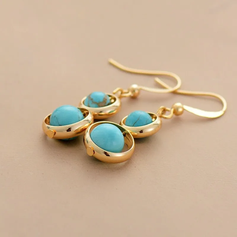 Turquoise Dangle Earrings