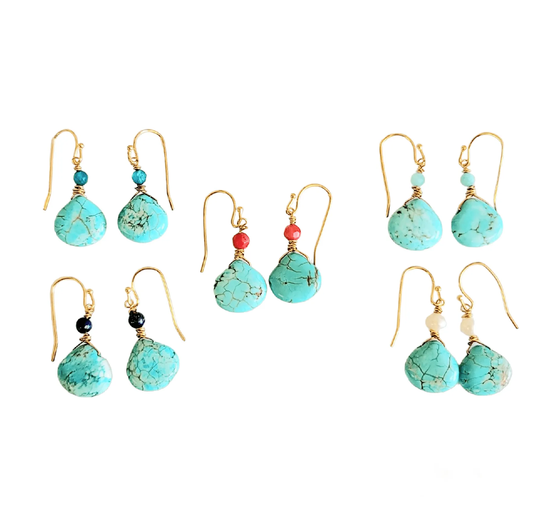 Turquoise Drops Earrings