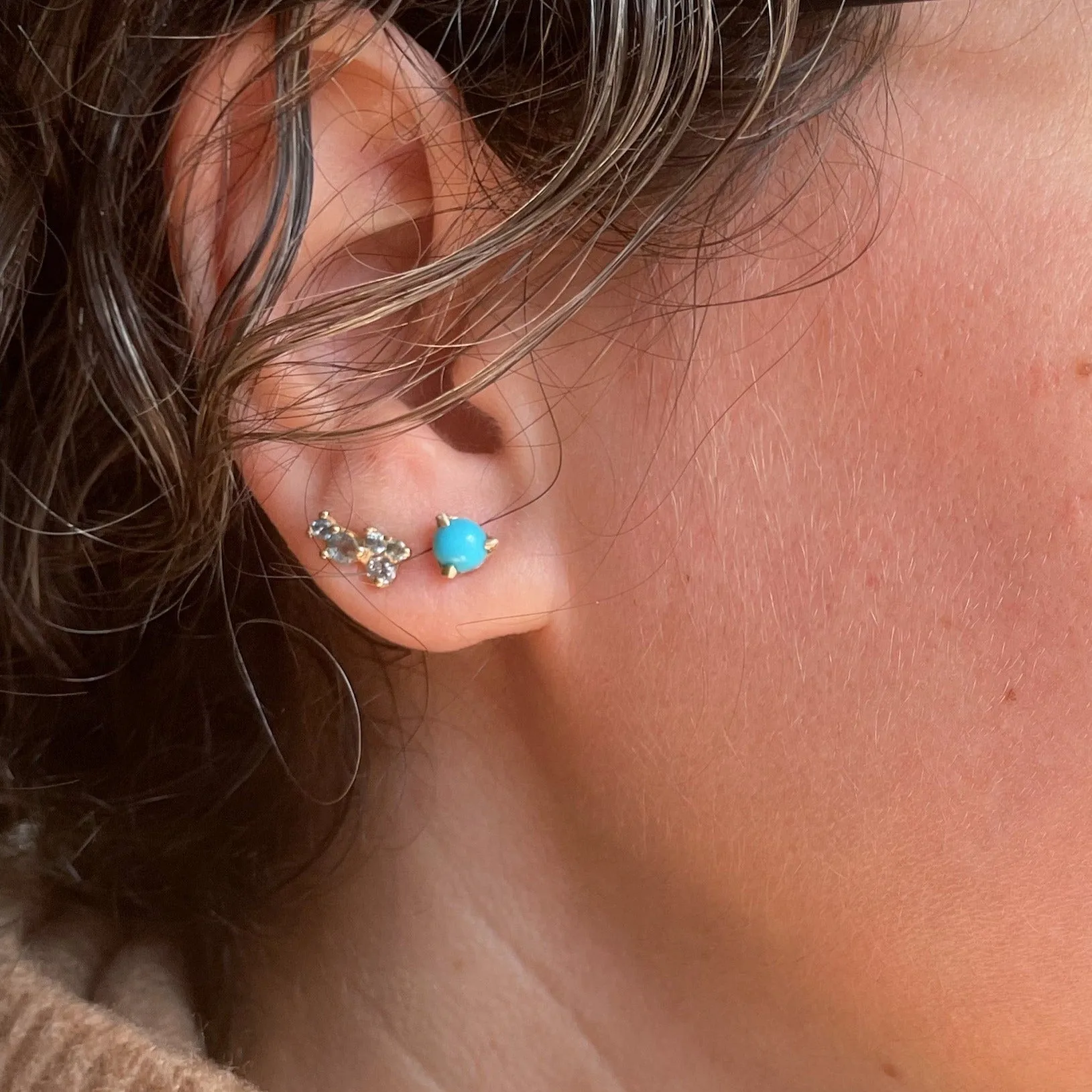 Turquoise Sloan Studs