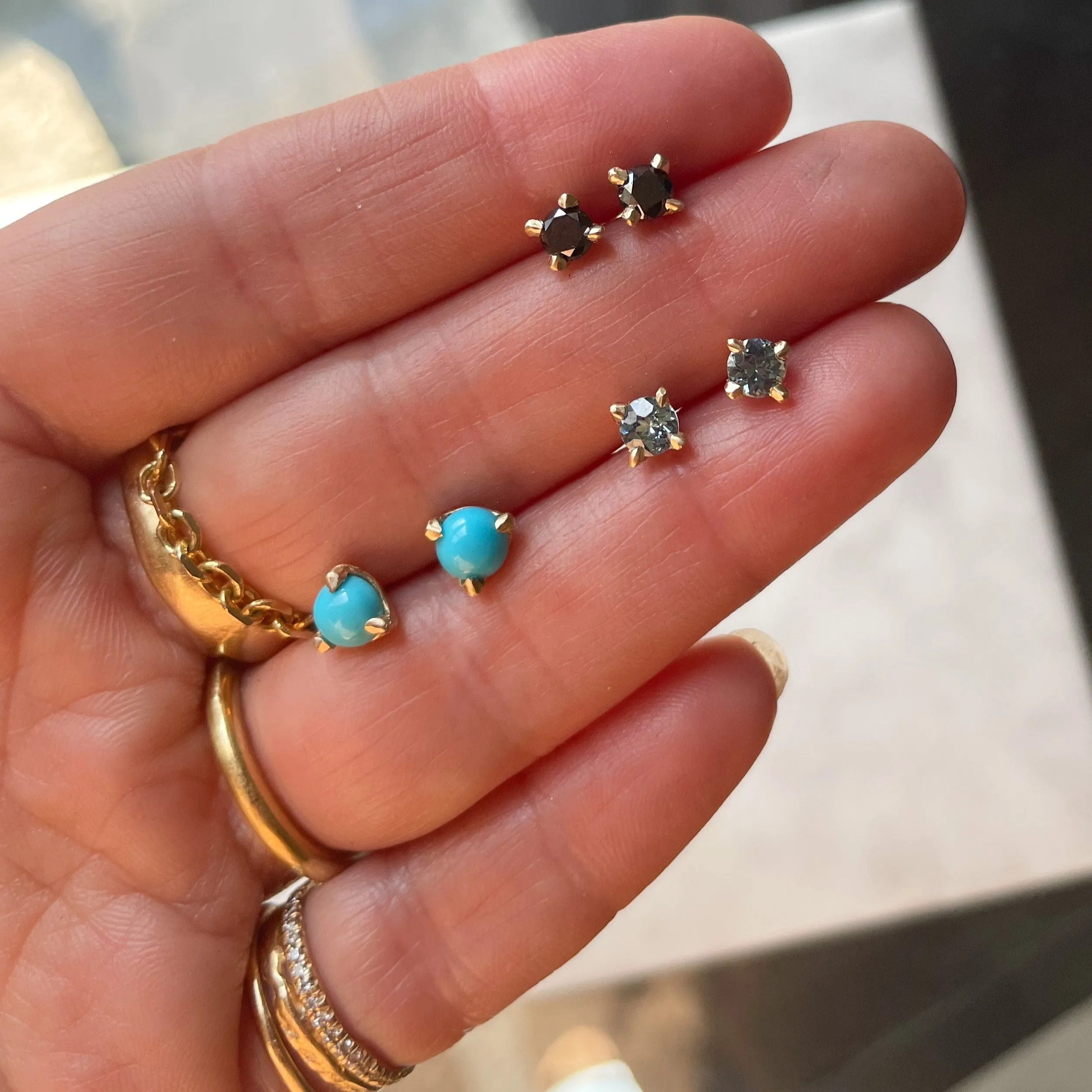 Turquoise Sloan Studs