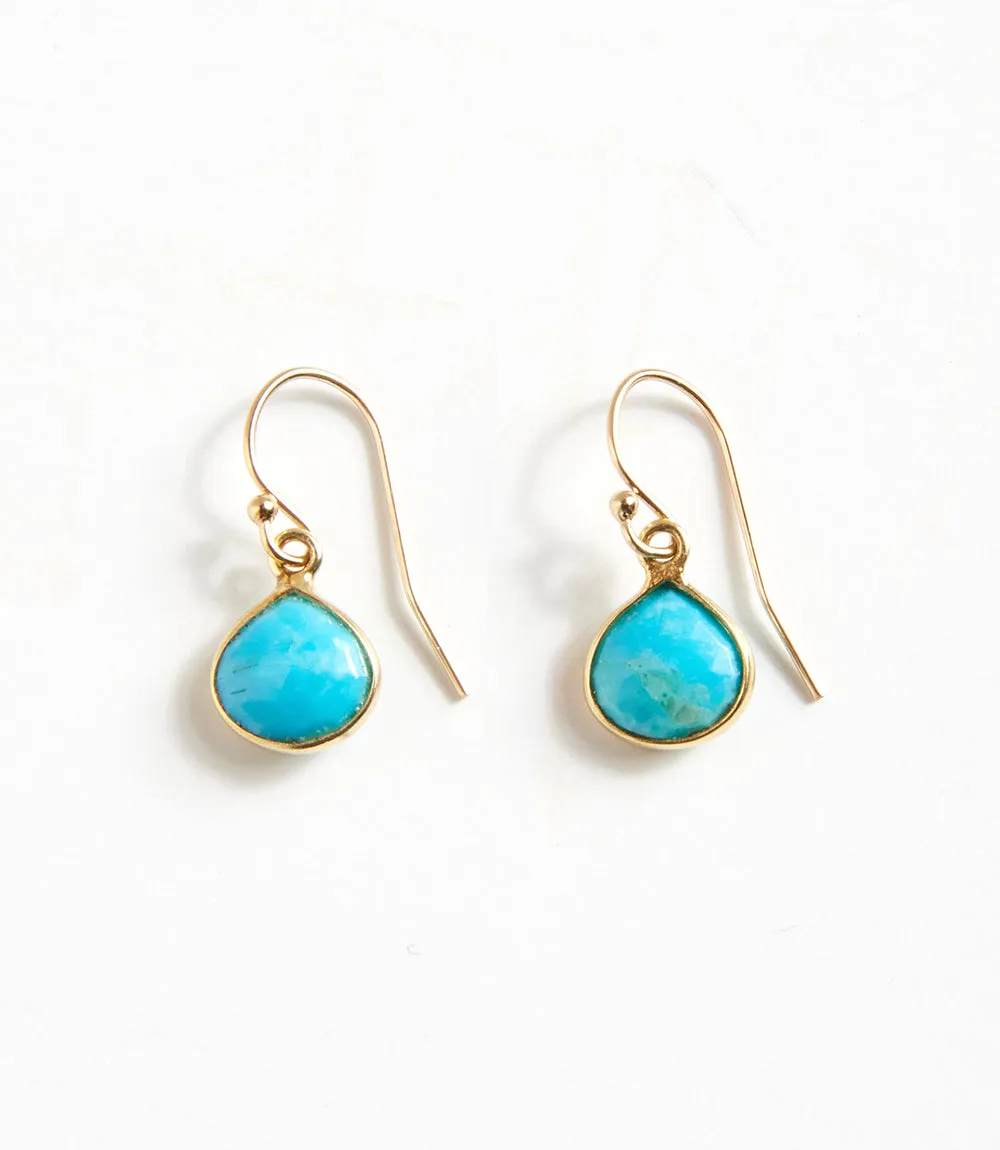 Turquoise Teardrop Earrings