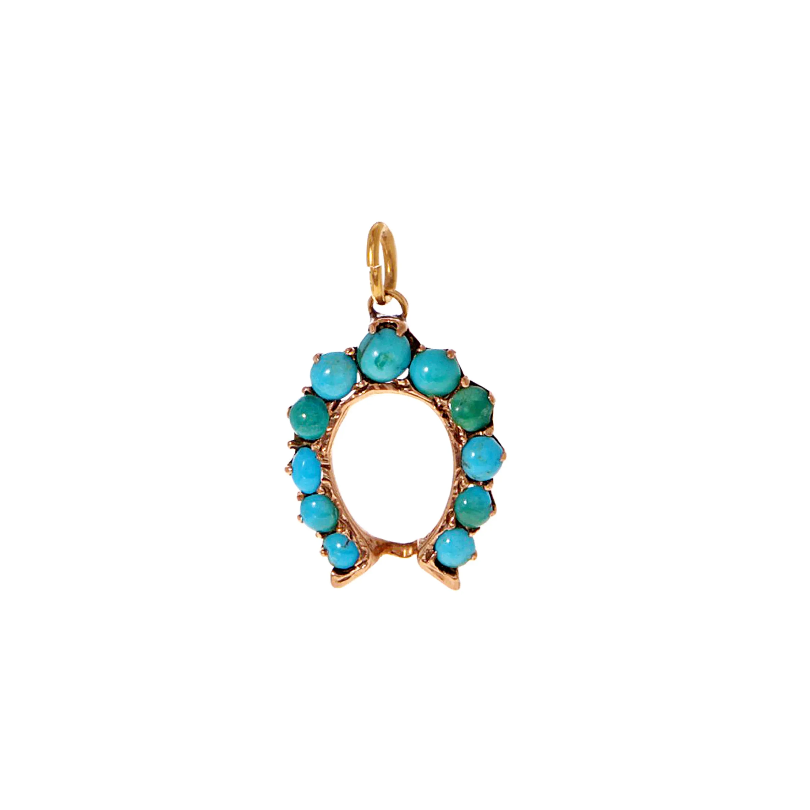 Turquoise Victorian Horseshoe