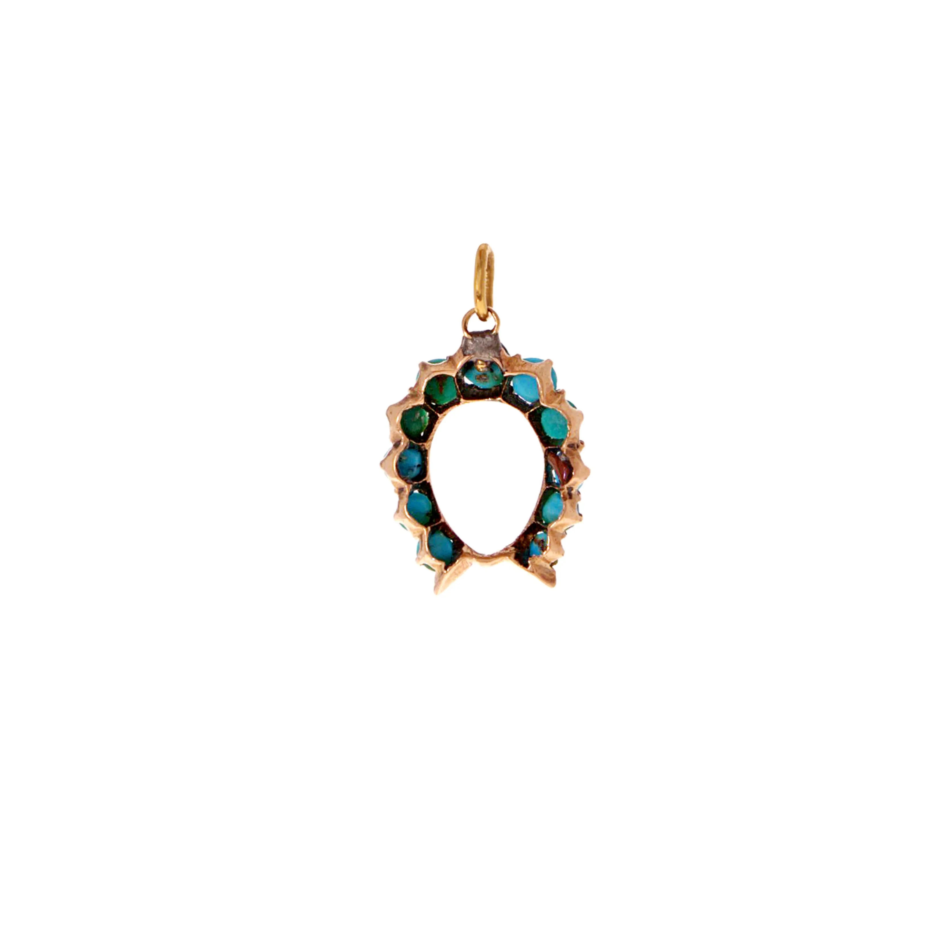 Turquoise Victorian Horseshoe