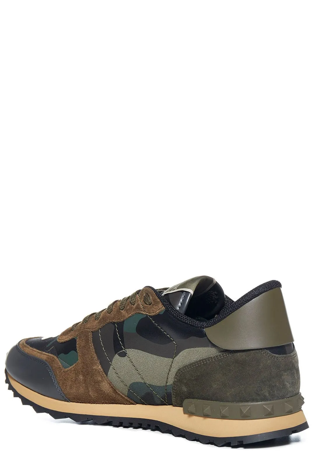 Valentino Garavani Rockrunner Camouflage Lace-Up Sneakers