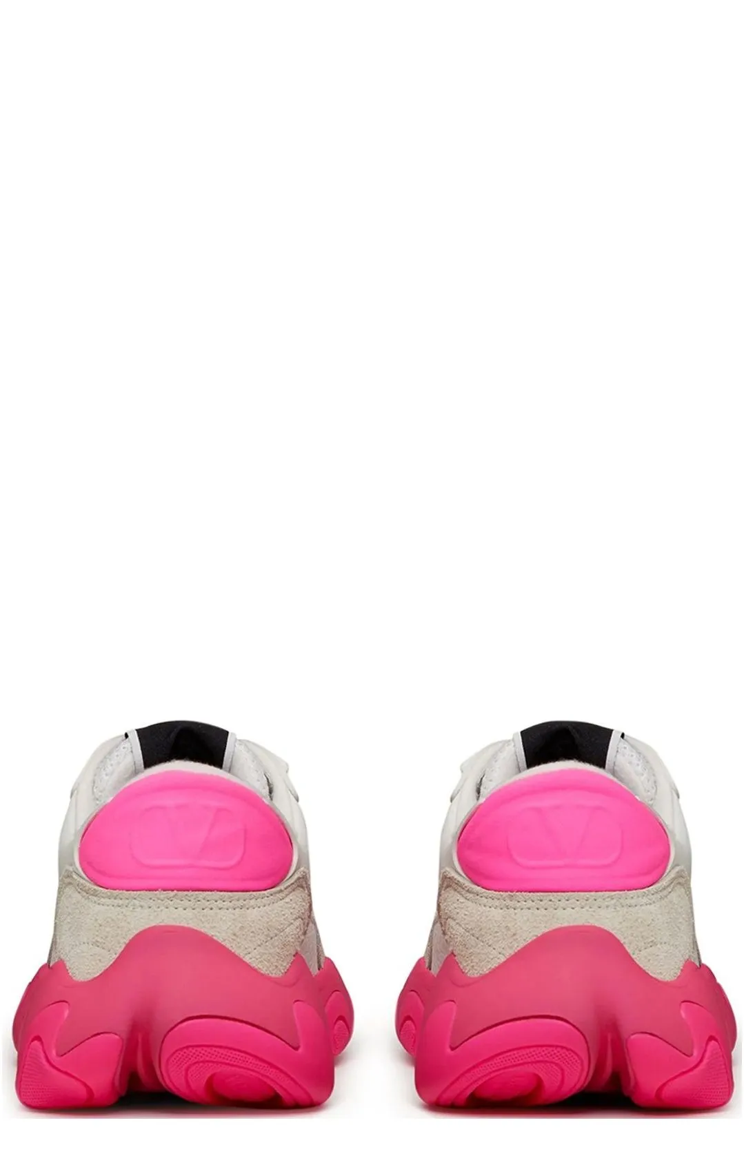 Valentino Garavani Rockstud Bubbleback Lace-Up Sneakers