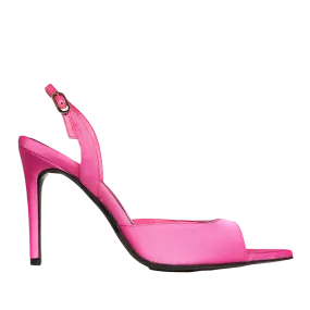 Vicky Barbie Pink Satin Sandals