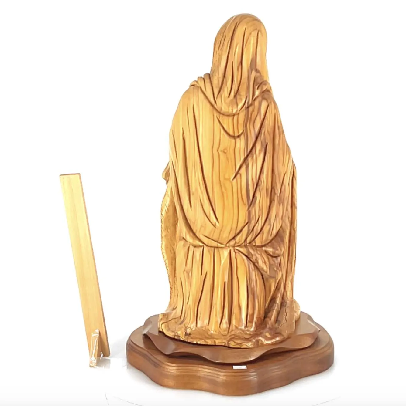 Virgin Mary Holding Sleeping Baby Jesus, 13.8 Wooden Masterpiece Carving