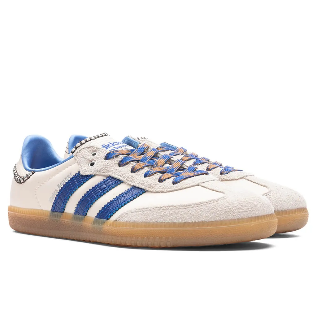 Wales Bonner x Adidas Nylon Samba - Wonder Clay/Team Royal Blue/Wonder White