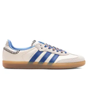 Wales Bonner x Adidas Nylon Samba - Wonder Clay/Team Royal Blue/Wonder White