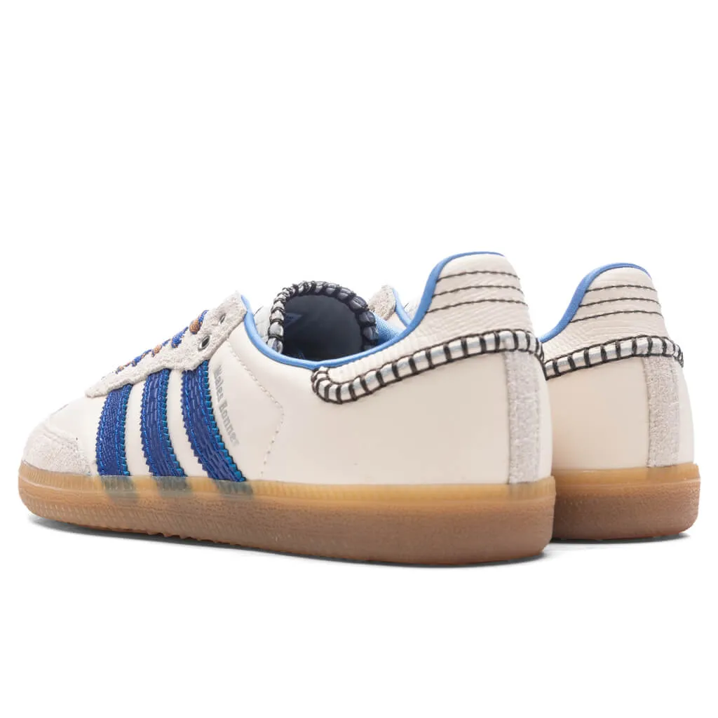 Wales Bonner x Adidas Nylon Samba - Wonder Clay/Team Royal Blue/Wonder White